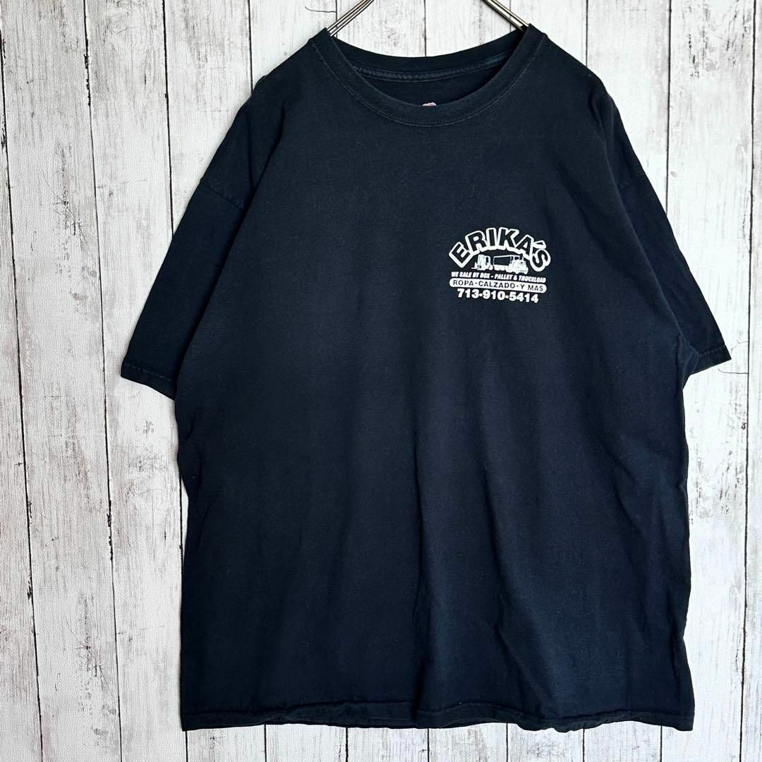 FRUIT OF THE LOOM(フルーツオブザルーム)の古着フルーツオブザルームアメリカTシャツXLサイズUSA半袖メンズブラック黒 メンズのトップス(Tシャツ/カットソー(半袖/袖なし))の商品写真