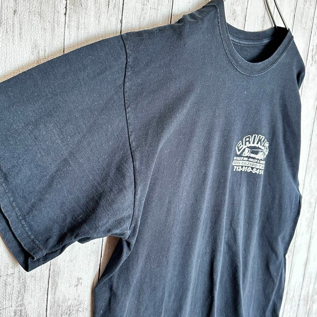 FRUIT OF THE LOOM(フルーツオブザルーム)の古着フルーツオブザルームアメリカTシャツXLサイズUSA半袖メンズブラック黒 メンズのトップス(Tシャツ/カットソー(半袖/袖なし))の商品写真