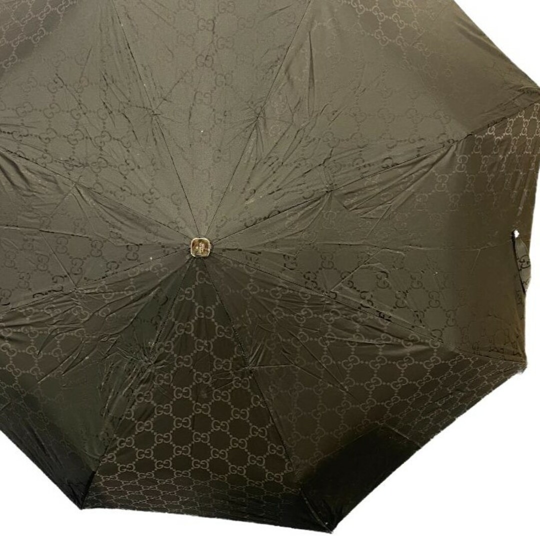 Gucci(グッチ)のグッチ GUCCI 傘
 GG柄 折り畳み傘 ブラック レディースのファッション小物(傘)の商品写真