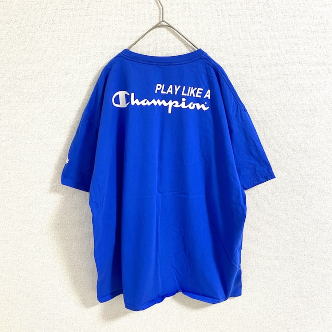 Champion(チャンピオン)の90s 古着 チャンピオン Tシャツ 刺繍ロゴ ゆるダボ バスケ XL メンズのトップス(Tシャツ/カットソー(半袖/袖なし))の商品写真