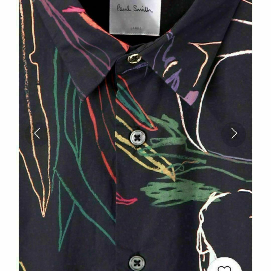 Paul Smith(ポールスミス)のポールスミス 柄 長袖 プリント ドレス 古着 シャツ メンズのトップス(シャツ)の商品写真