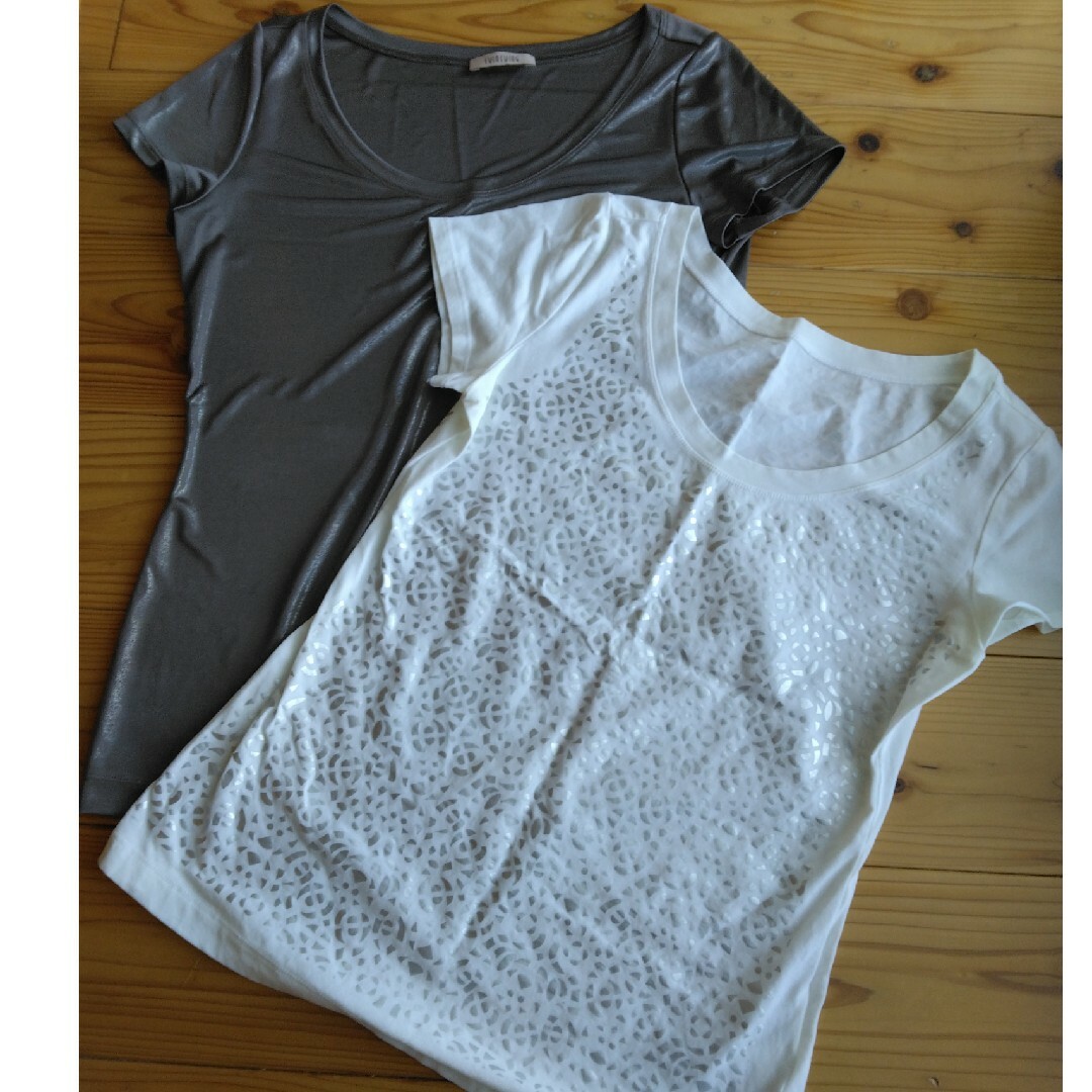スウィンスウィング Tシャツ 2枚セット レディースのトップス(Tシャツ(半袖/袖なし))の商品写真