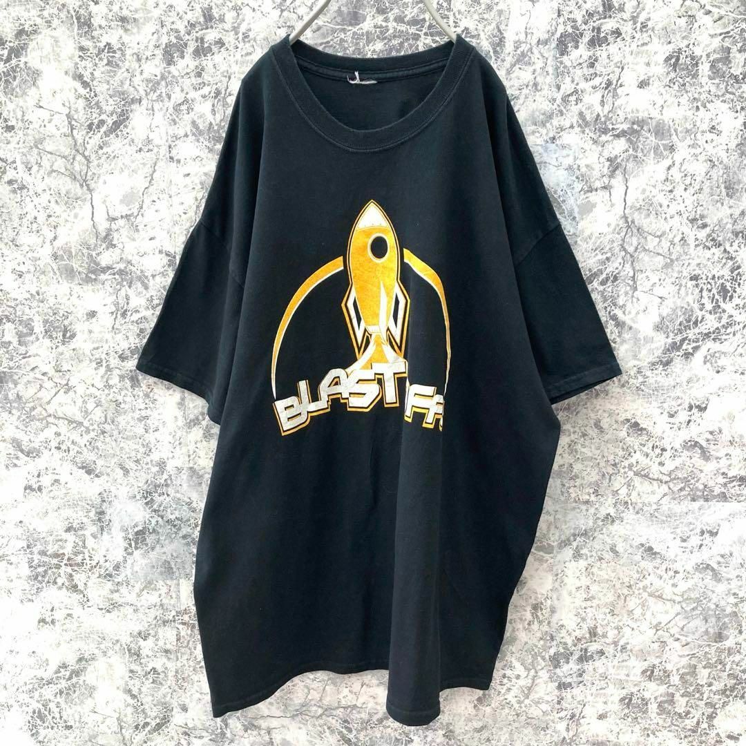 VINTAGE(ヴィンテージ)のIT69 US古着デカプリントロゴニュースプリング協会アドレスロゴビッグTシャツ メンズのトップス(Tシャツ/カットソー(半袖/袖なし))の商品写真