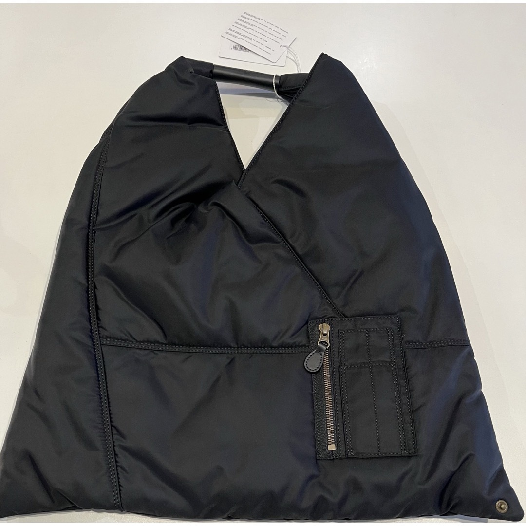 MM6(エムエムシックス)のmm6 メゾンマルジェラ ジャパニーズ トートバッグ 中綿 キルティング 黒 大 レディースのバッグ(トートバッグ)の商品写真