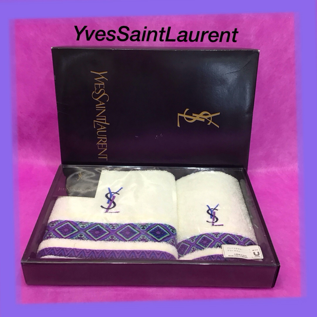 Yves Saint Laurent(イヴサンローラン)のYvesSaintLaurentサンローランタオルKB2436 インテリア/住まい/日用品の日用品/生活雑貨/旅行(タオル/バス用品)の商品写真