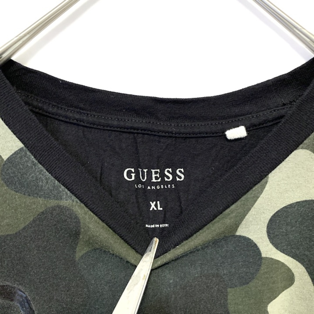 GUESS(ゲス)の90s 古着 ゲス Tシャツ ロサンゼルス 迷彩 ゆるダボ レディースXL  メンズのトップス(Tシャツ/カットソー(半袖/袖なし))の商品写真