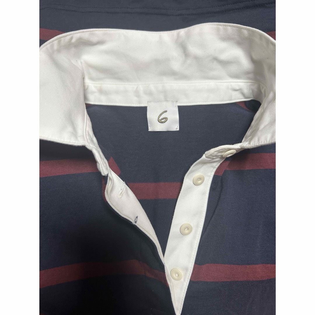 UNITED ARROWS(ユナイテッドアローズ)のroku6 ラガーシャツ メンズのトップス(Tシャツ/カットソー(半袖/袖なし))の商品写真