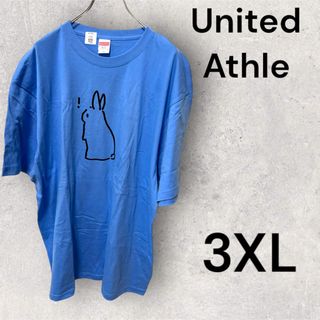 ユナイテッドアスレ(UnitedAthle)の★美品★ United Athle  半袖Tシャツ　3XLサイズ　ユニセックス(Tシャツ/カットソー(半袖/袖なし))