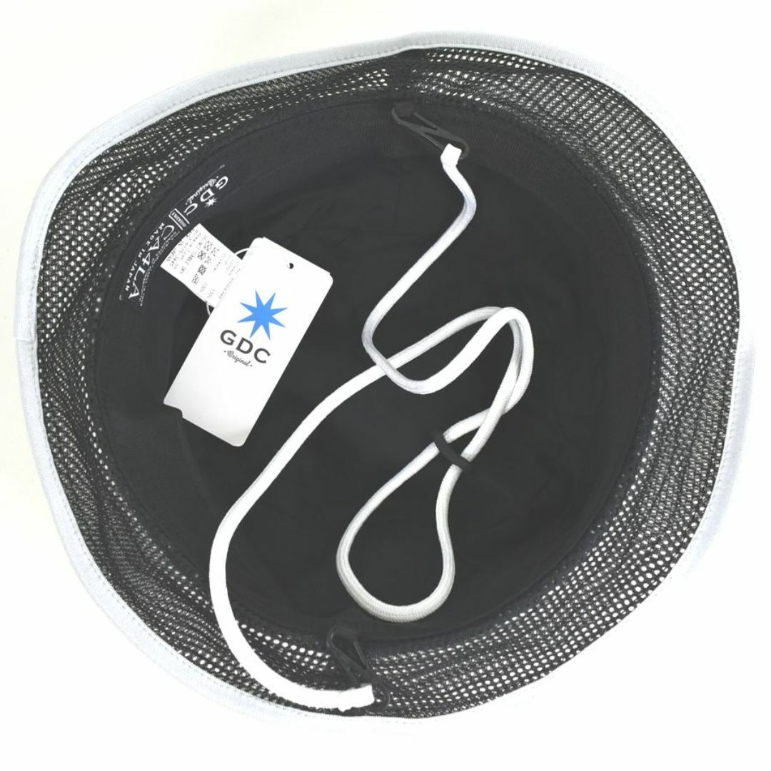GDC(ジーディーシー)の帽子 ハット 黒×白 男女兼用　✴GDC×CA4LA レディースの帽子(ハット)の商品写真