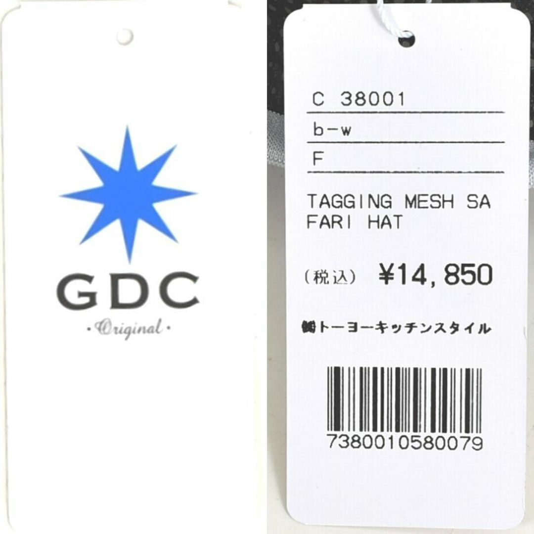 GDC(ジーディーシー)の帽子 ハット 黒×白 男女兼用　✴GDC×CA4LA レディースの帽子(ハット)の商品写真