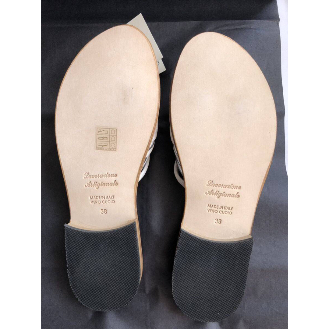 IENA(イエナ)の19800円　MAURO de BARI スエードレザーサンダル 新品　24 レディースの靴/シューズ(サンダル)の商品写真