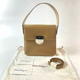 サルヴァトーレフェラガモ(Salvatore Ferragamo)の美品 サルヴァトーレフェラガモ Ferragamo 2way ショルダー バッグ(ショルダーバッグ)