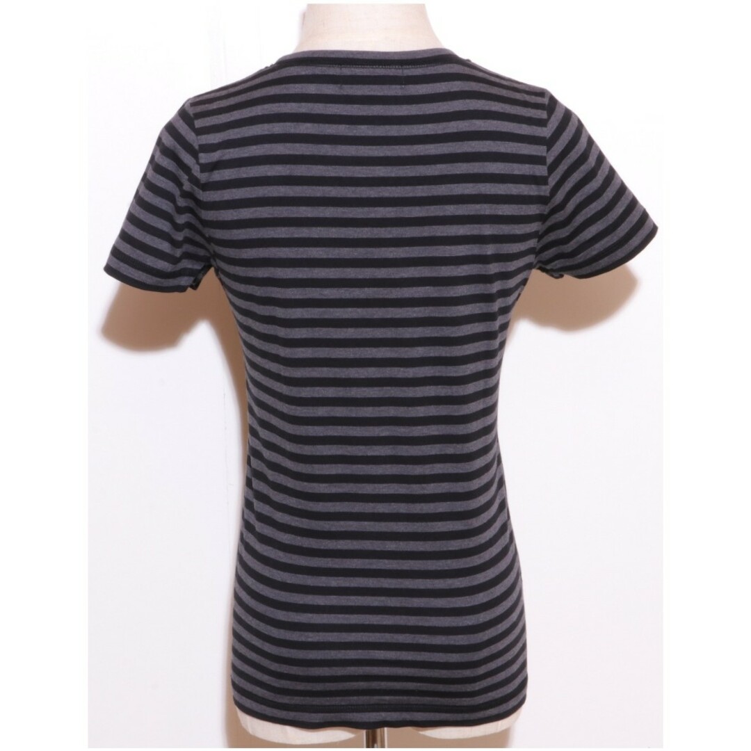 SONIA RYKIEL(ソニアリキエル)の★美品★ソニアリキエル トップス カットソー Tシャツ ボーダー グレー M レディースのトップス(カットソー(長袖/七分))の商品写真