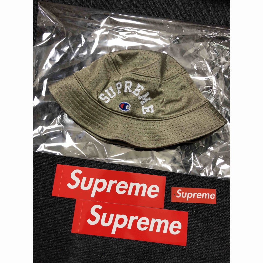 Supreme(シュプリーム)の【新品】Supreme x Champion Mesh Crusher 茶XL メンズの帽子(ハット)の商品写真