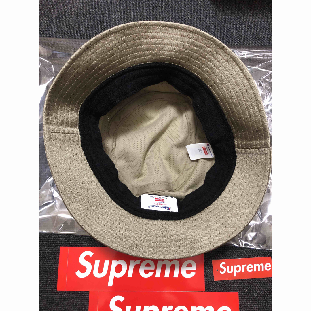 Supreme(シュプリーム)の【新品】Supreme x Champion Mesh Crusher 茶XL メンズの帽子(ハット)の商品写真