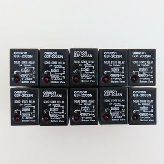 S05-⑥ OMRON オムロン ソリッドステートリレー G3F-203SN 10個まとめ SSR 5～24VDC