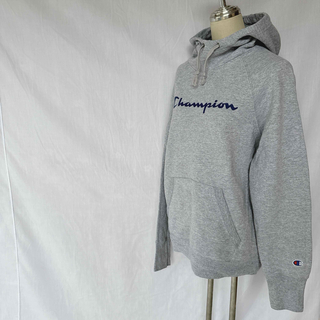 チャンピオン(Champion)の☆☆champion チャンピオン ロゴスウェットパーカー グレー S(パーカー)