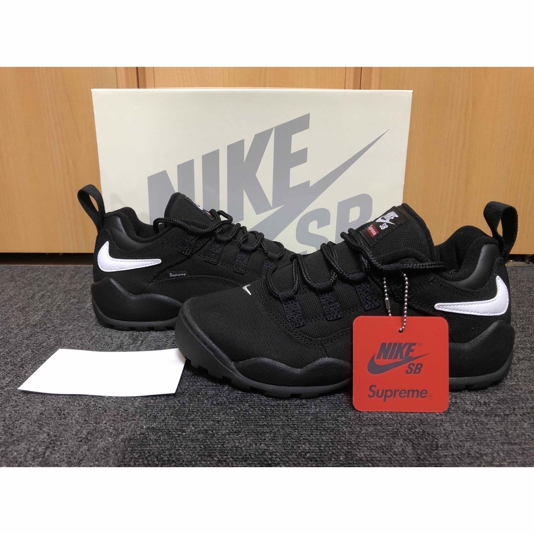 Supreme(シュプリーム)の【新品】Supreme x Nike SB Darwin Low 黒25.0 メンズの靴/シューズ(スニーカー)の商品写真