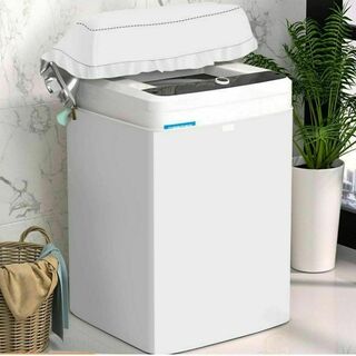 洗濯機カバー シルバー Mサイズ 劣化防止 防水 シルバー 屋外 紫外線(その他)