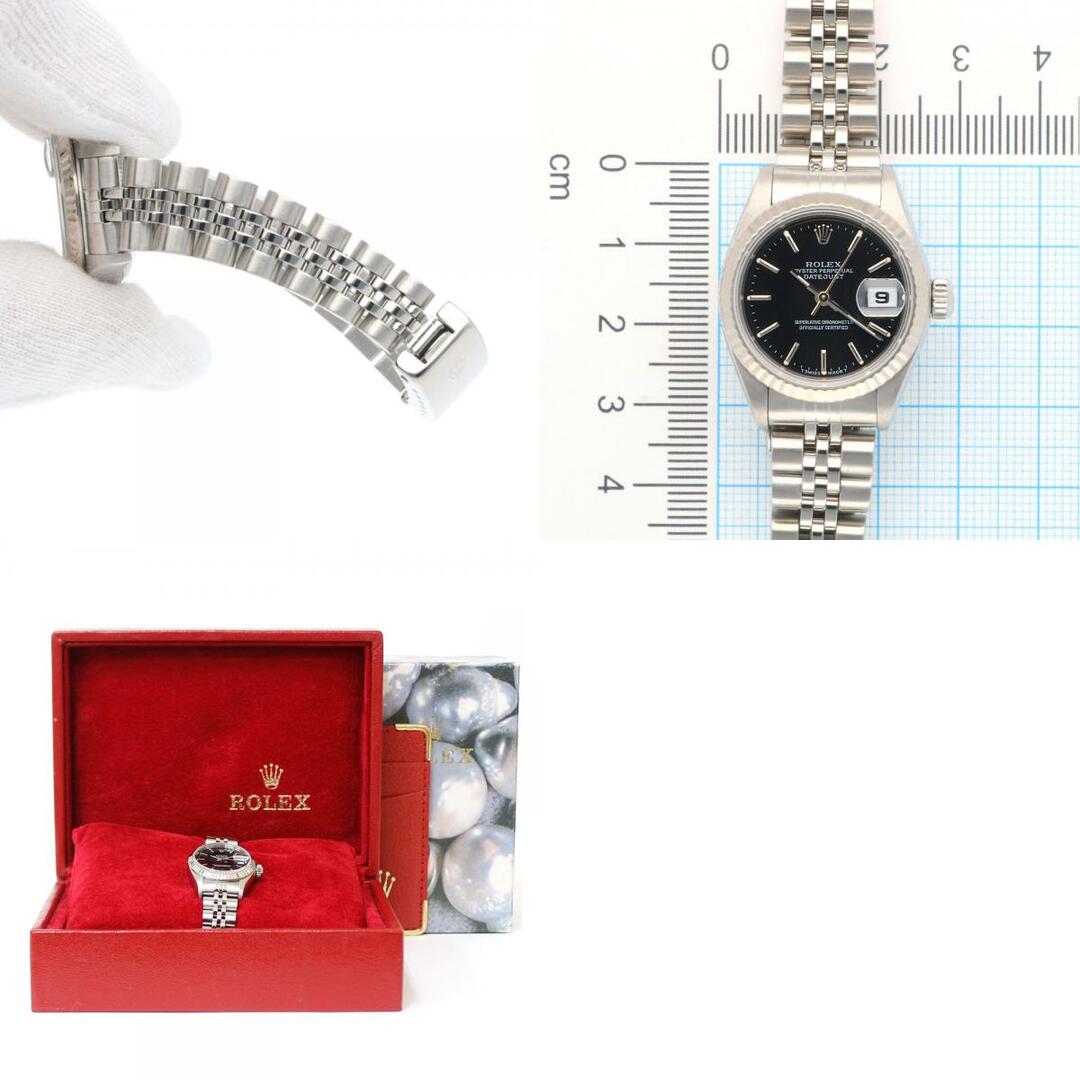 ROLEX(ロレックス)のロレックス デイトジャスト オイスターパーペチュアル 腕時計 時計 ステンレススチール 69174 自動巻き レディース 1年保証 ROLEX  中古 レディースのファッション小物(腕時計)の商品写真