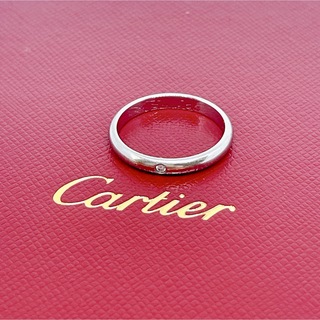 カルティエ(Cartier)の激安✨Cartier本物　カルティエ　ウェディングバンドリングPt950 9号(リング(指輪))