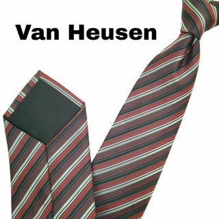 VAN HEUSEN ネクタイ レジメンタルストライプ ハンドメイド u59(ネクタイ)