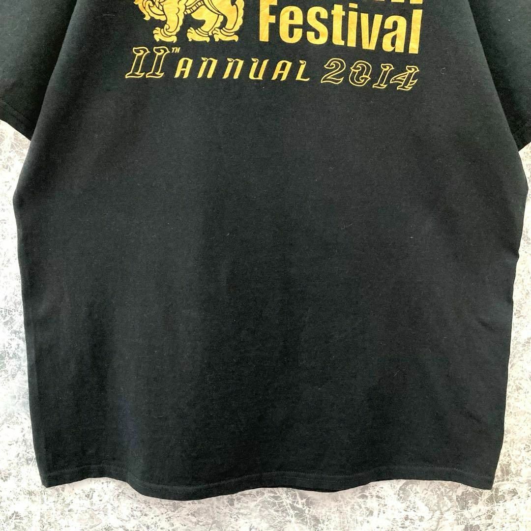 IT62 US古着ギルダンイベントロゴタイ観光バックデカロゴ激レア半袖Tシャツ メンズのトップス(Tシャツ/カットソー(半袖/袖なし))の商品写真