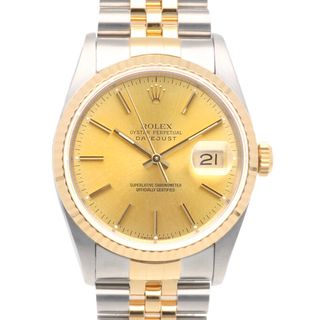 ロレックス(ROLEX)のロレックス デイトジャスト オイスターパーペチュアル 腕時計 時計 ステンレススチール 16233 自動巻き メンズ 1年保証 ROLEX  中古(腕時計(アナログ))