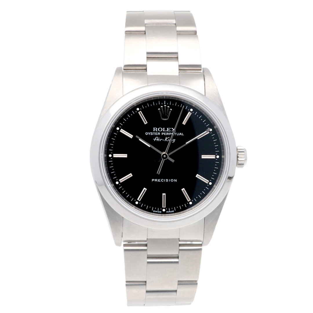ROLEX(ロレックス)のロレックス エアキング オイスターパーペチュアル 腕時計 時計 ステンレススチール 14000M 自動巻き メンズ 1年保証 ROLEX  中古 メンズの時計(腕時計(アナログ))の商品写真