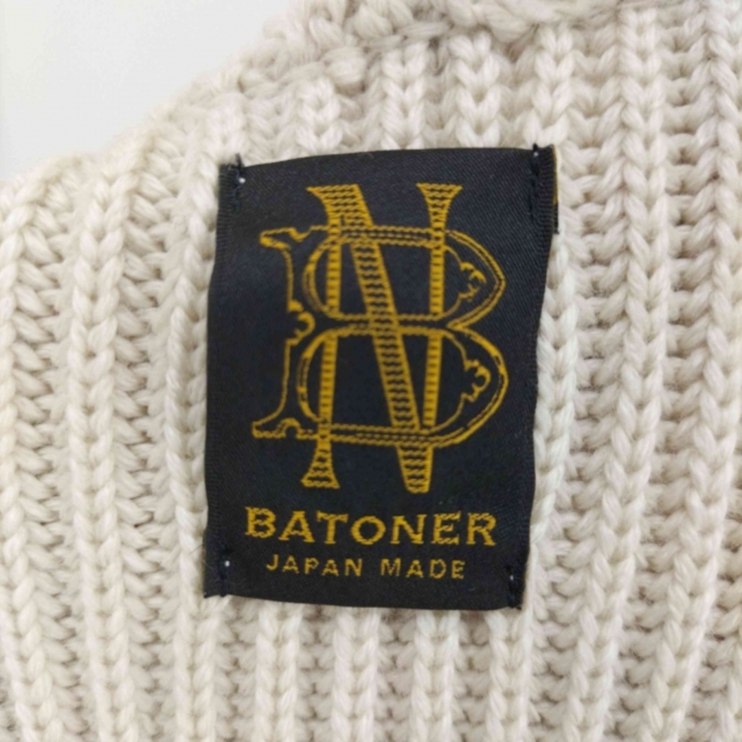 BATONER(バトナー)のBATONER(バトナー) Vネックリブニットベスト レディース トップス レディースのトップス(ニット/セーター)の商品写真