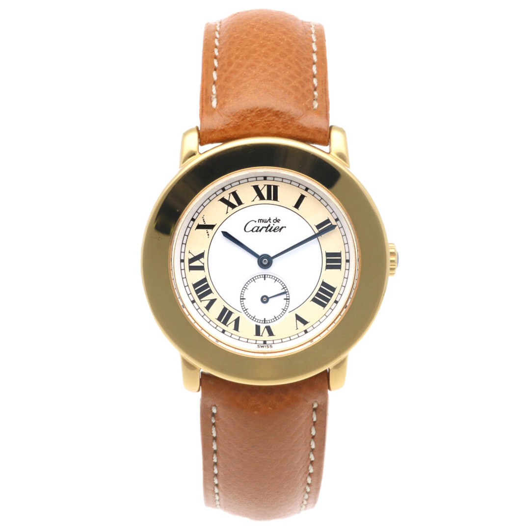 Cartier(カルティエ)のカルティエ マストロンド 腕時計 時計 GP 1810 1 クオーツ ユニセックス 1年保証 CARTIER  中古 レディースのファッション小物(腕時計)の商品写真