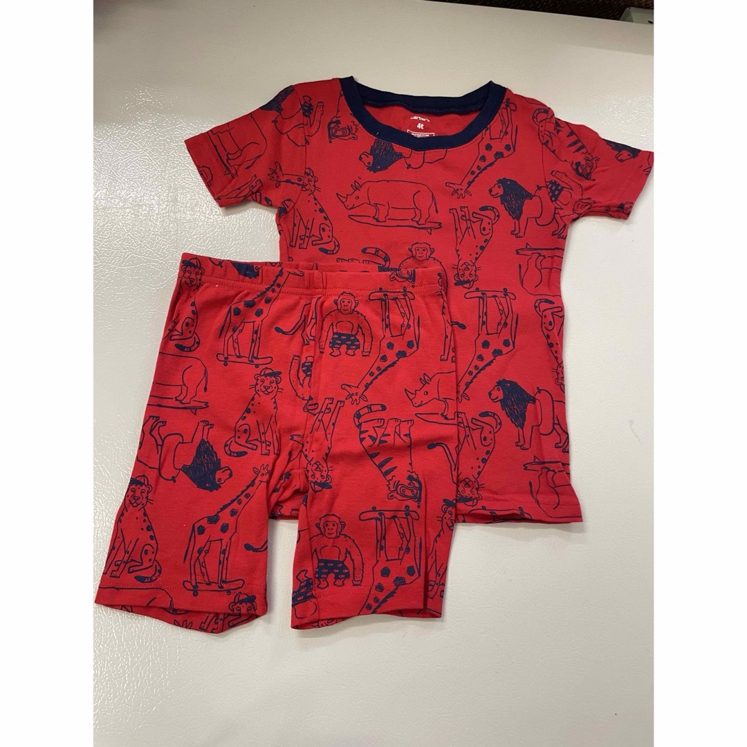 carter's(カーターズ)のカーターズCarter’s 4T アニマル柄パジャマ キッズ/ベビー/マタニティのキッズ服男の子用(90cm~)(パジャマ)の商品写真