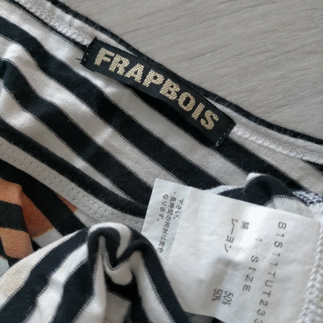 FRAPBOIS(フラボア)のFRAPBOIS ドーナツ ボーダー Tシャツ レディースのトップス(Tシャツ(半袖/袖なし))の商品写真