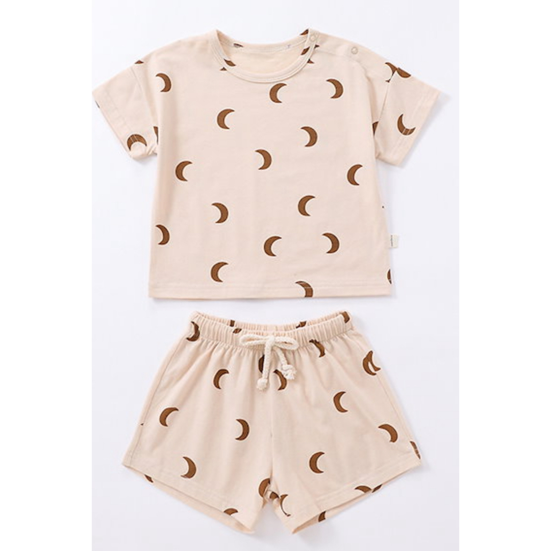 organic zoo風 セットアップ　90 キッズ/ベビー/マタニティのキッズ服女の子用(90cm~)(パジャマ)の商品写真