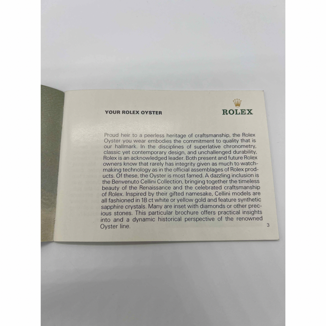 ROLEX(ロレックス)のロレックス ROLEX サブマリーナ冊子 1989年 5513 付属品 セット メンズの時計(その他)の商品写真