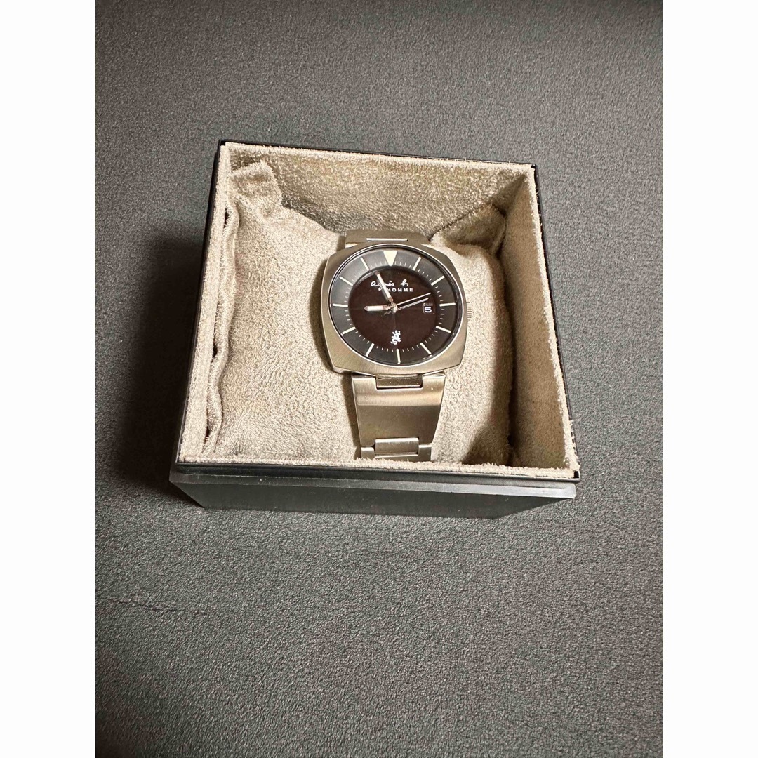 agnes b.(アニエスベー)の【電池交換不要】アニエスべー　ソーラー腕時計 メンズの時計(腕時計(アナログ))の商品写真