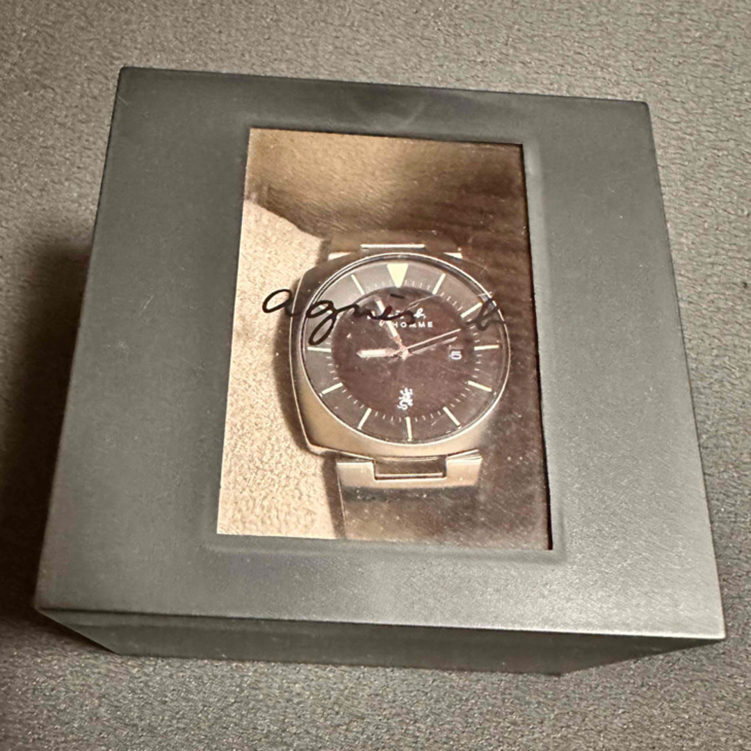 agnes b.(アニエスベー)の【電池交換不要】アニエスべー　ソーラー腕時計 メンズの時計(腕時計(アナログ))の商品写真