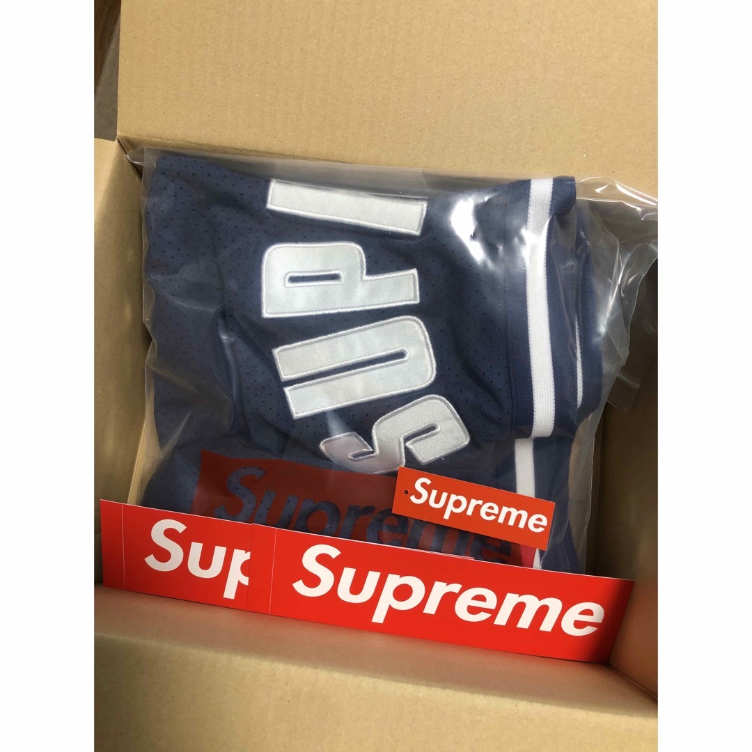 Supreme(シュプリーム)の【新品】Supreme Ultrasuede Mesh Short Navy M メンズのパンツ(ショートパンツ)の商品写真