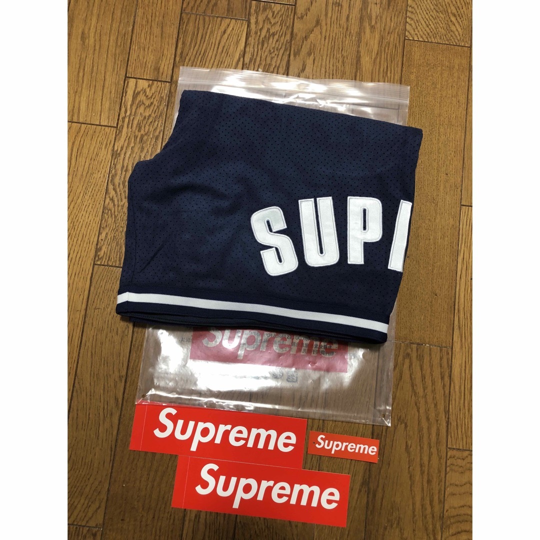 Supreme(シュプリーム)の【新品】Supreme Ultrasuede Mesh Short Navy M メンズのパンツ(ショートパンツ)の商品写真