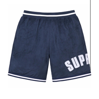 Supreme - 【新品】Supreme Ultrasuede Mesh Short Navy M