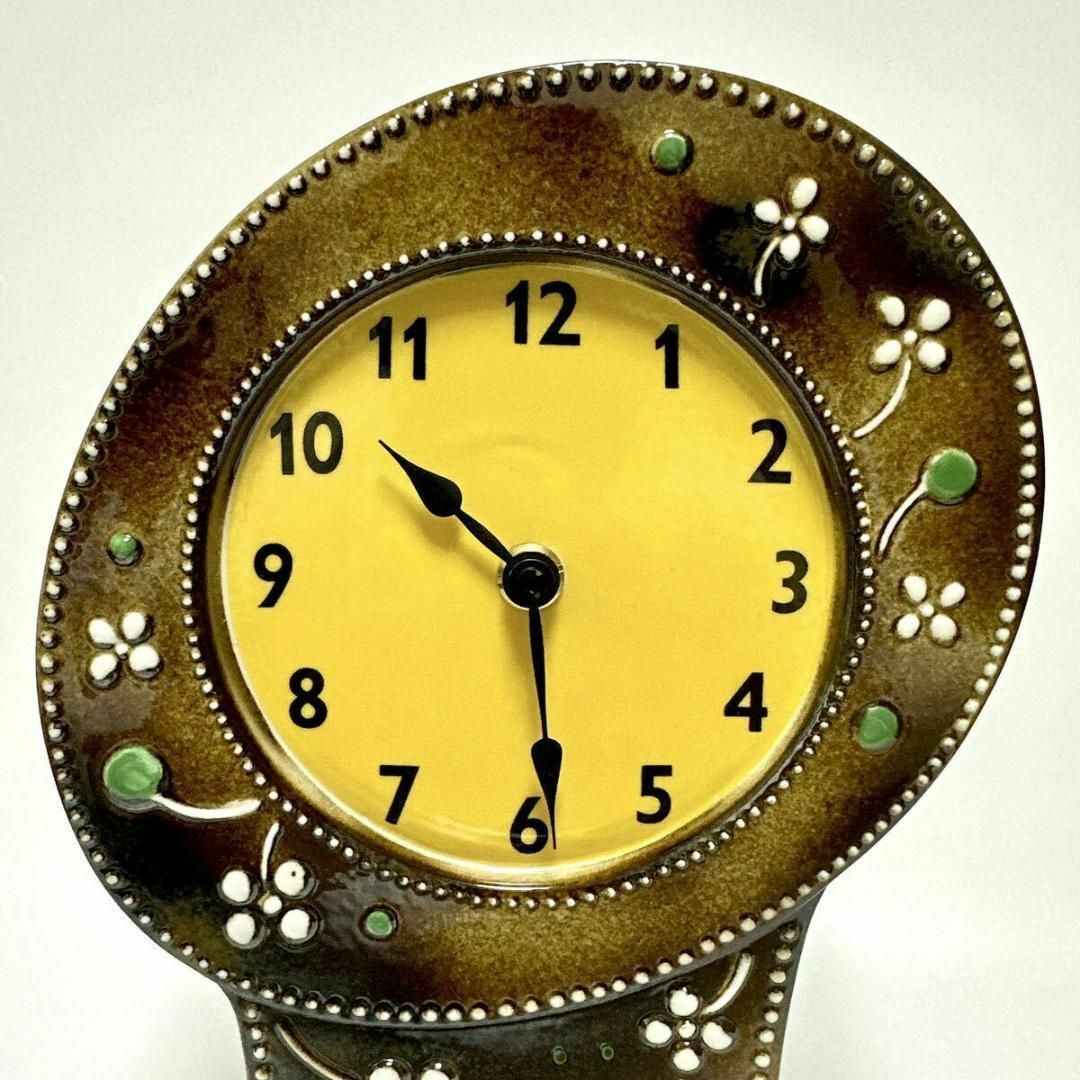Rorstrand(ロールストランド)のロールストランド Rorstrand シルヴィア 置時計 1980年代 北欧 エンタメ/ホビーの美術品/アンティーク(陶芸)の商品写真