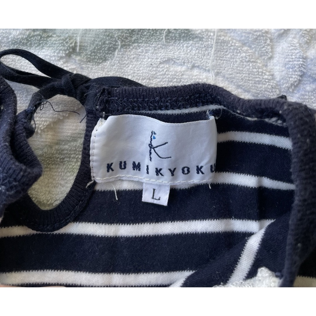 kumikyoku（組曲）(クミキョク)の美品　クミキョク　半袖ワンピース　L 120 130 ドッキングワンピース キッズ/ベビー/マタニティのキッズ服女の子用(90cm~)(ワンピース)の商品写真