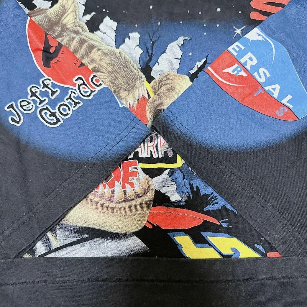 90s ビンテージ CHASE ジュラシックパーク ジェフゴードン レーシング メンズのトップス(Tシャツ/カットソー(半袖/袖なし))の商品写真