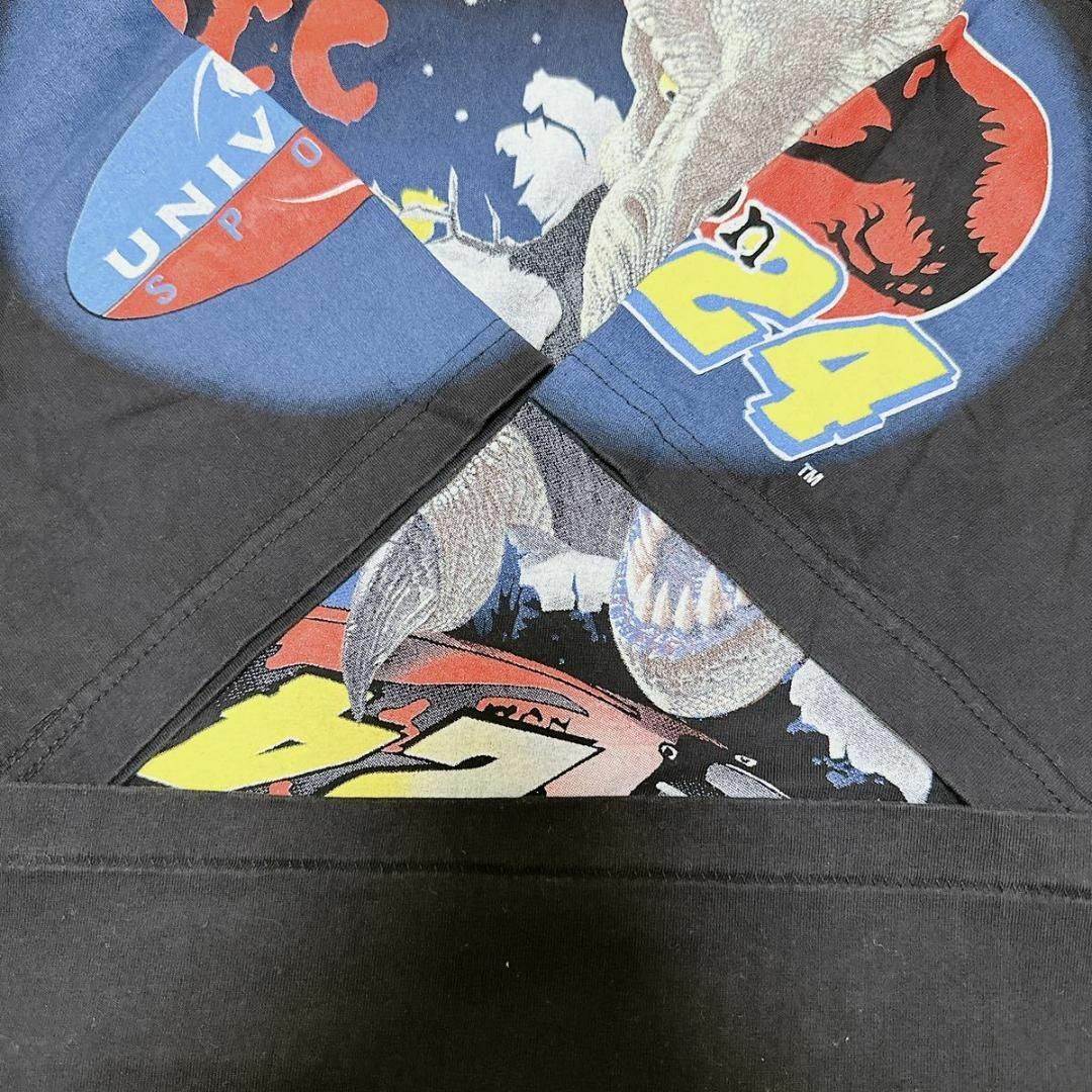 90s ビンテージ CHASE ジュラシックパーク ジェフゴードン レーシング メンズのトップス(Tシャツ/カットソー(半袖/袖なし))の商品写真