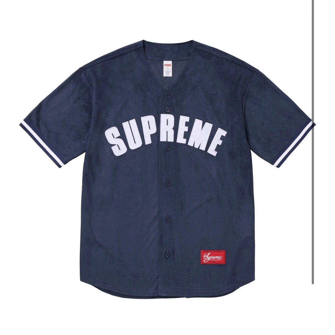 Supreme(シュプリーム)のSupreme Ultrasuede Mesh Baseball Jersey メンズのトップス(シャツ)の商品写真