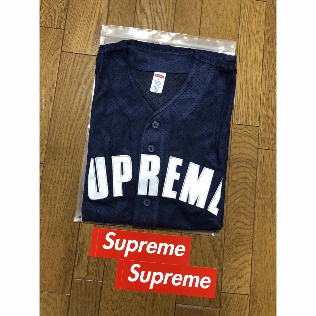 Supreme(シュプリーム)のSupreme Ultrasuede Mesh Baseball Jersey メンズのトップス(シャツ)の商品写真