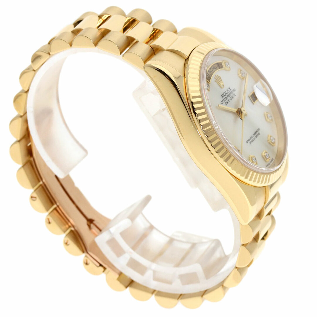 ROLEX(ロレックス)のROLEX 118238NG デイデイト 10P ダイヤモンド 腕時計 K18YG K18YG メンズ メンズの時計(腕時計(アナログ))の商品写真