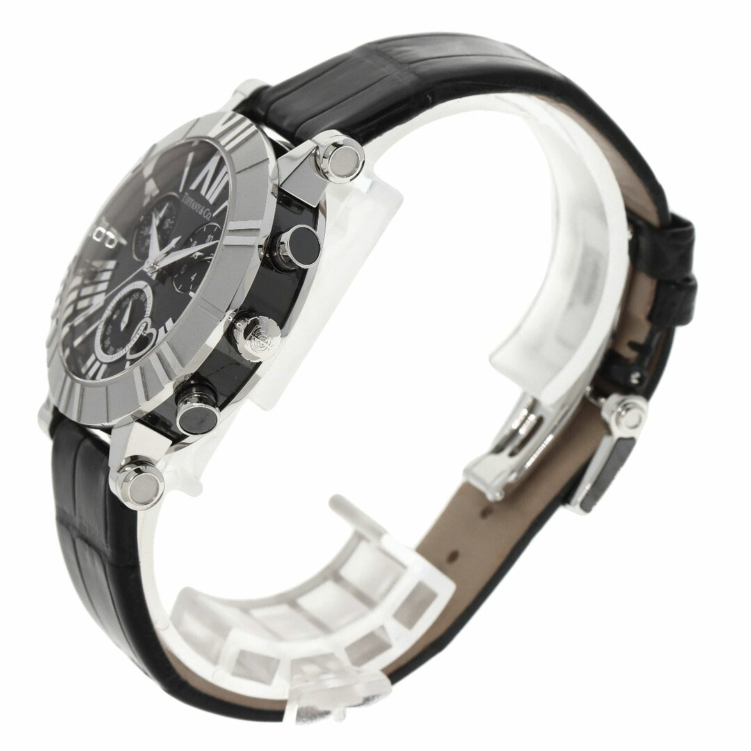 Tiffany & Co.(ティファニー)のTIFFANY&Co. Z1301.32.11A10A71A アトラス クロノグラフ 腕時計 SS 革 メンズ メンズの時計(腕時計(アナログ))の商品写真