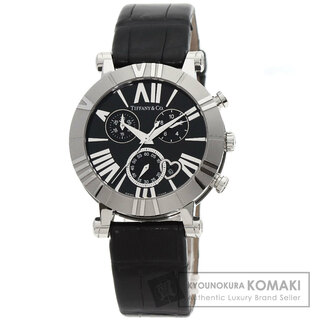 ティファニー(Tiffany & Co.)のTIFFANY&Co. Z1301.32.11A10A71A アトラス クロノグラフ 腕時計 SS 革 メンズ(腕時計(アナログ))