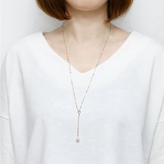 JEWELRY TSUTSUMI - 新品☆ジュエリーツツミ　K10YG淡水パールネックレス